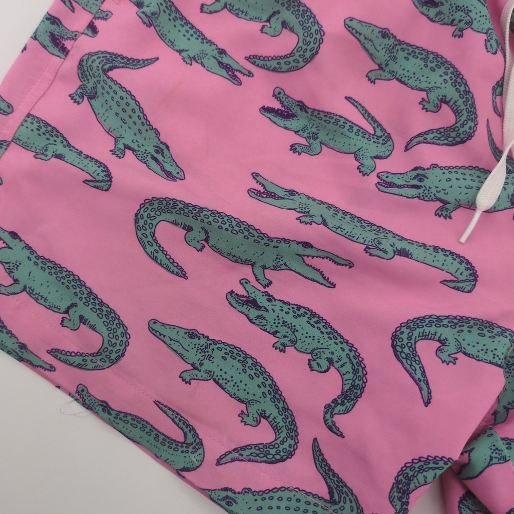 Chubbies Swim Trunks Mens Large Pink The Glades 5.5" Inseam Mesh Lined Quick Dry - Picture 8 of 8
